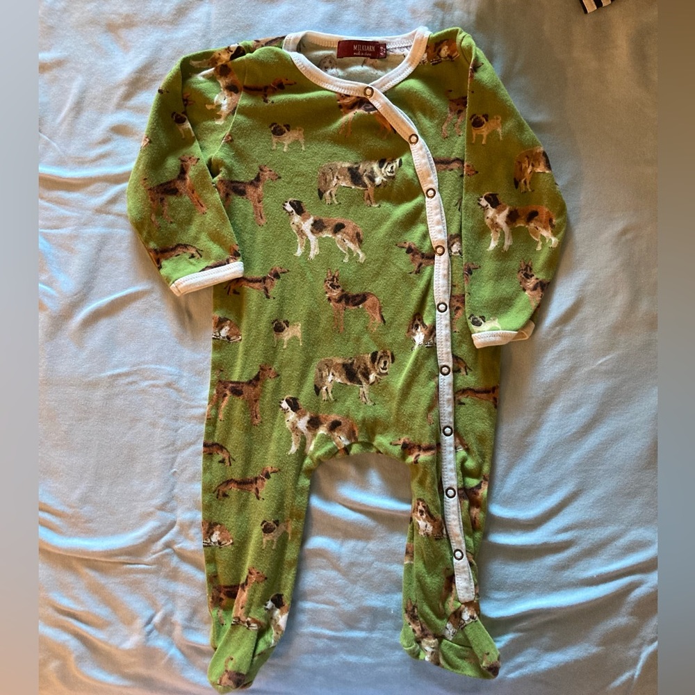 Milkbarn Baby Footed Pajamas